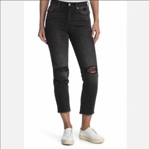 BlankNYC The Madison Crop Black Skinny Jeans